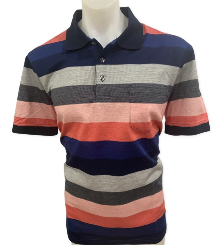 Back Bay G460109 Mercerized Cotton Polo - Cobalt