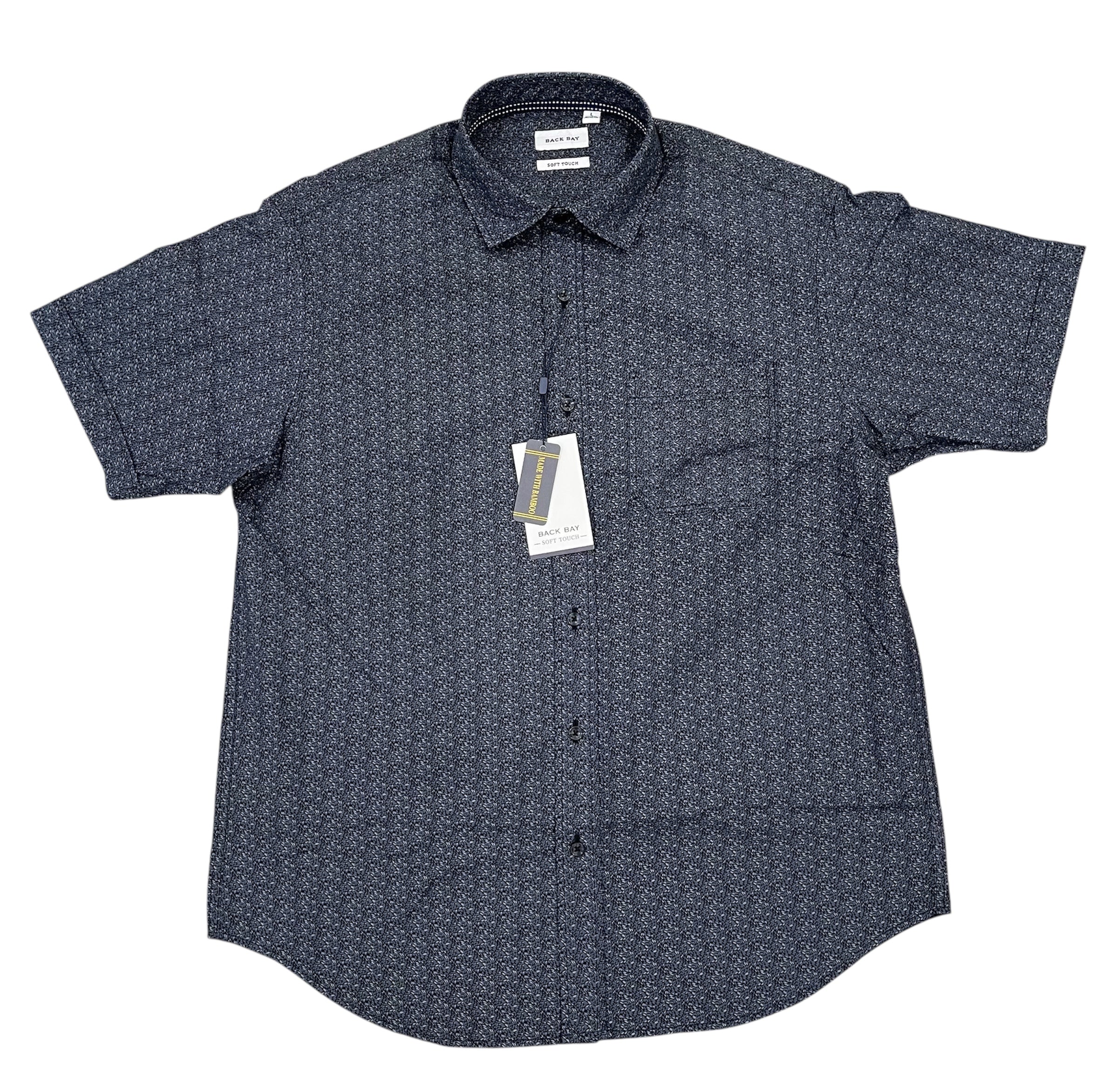 BACK BAY G480208 Bamboo Soft Touch S/S Shirt - Black - Image 3