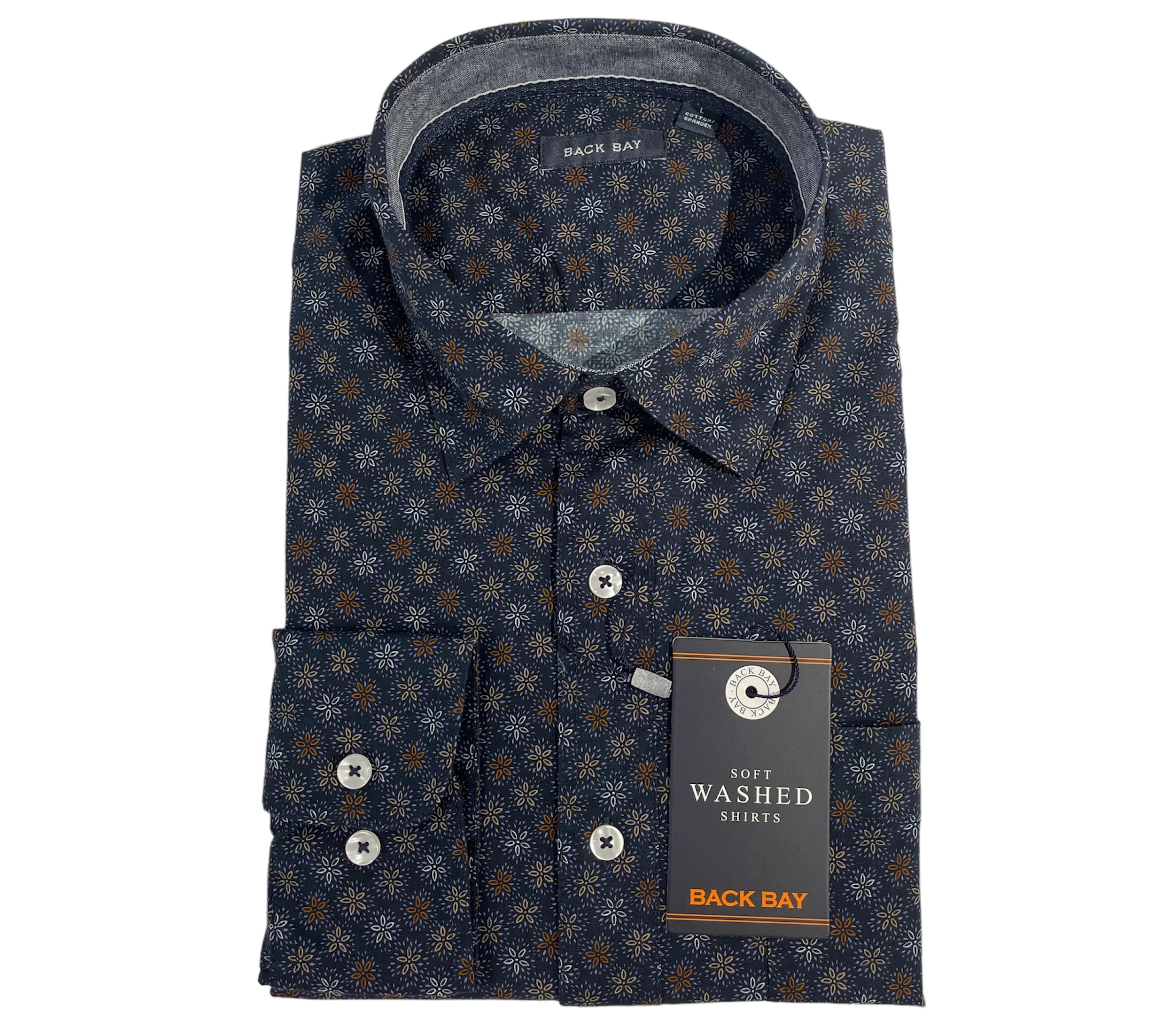 Back Bay G760214 LS Shirt - Midnight