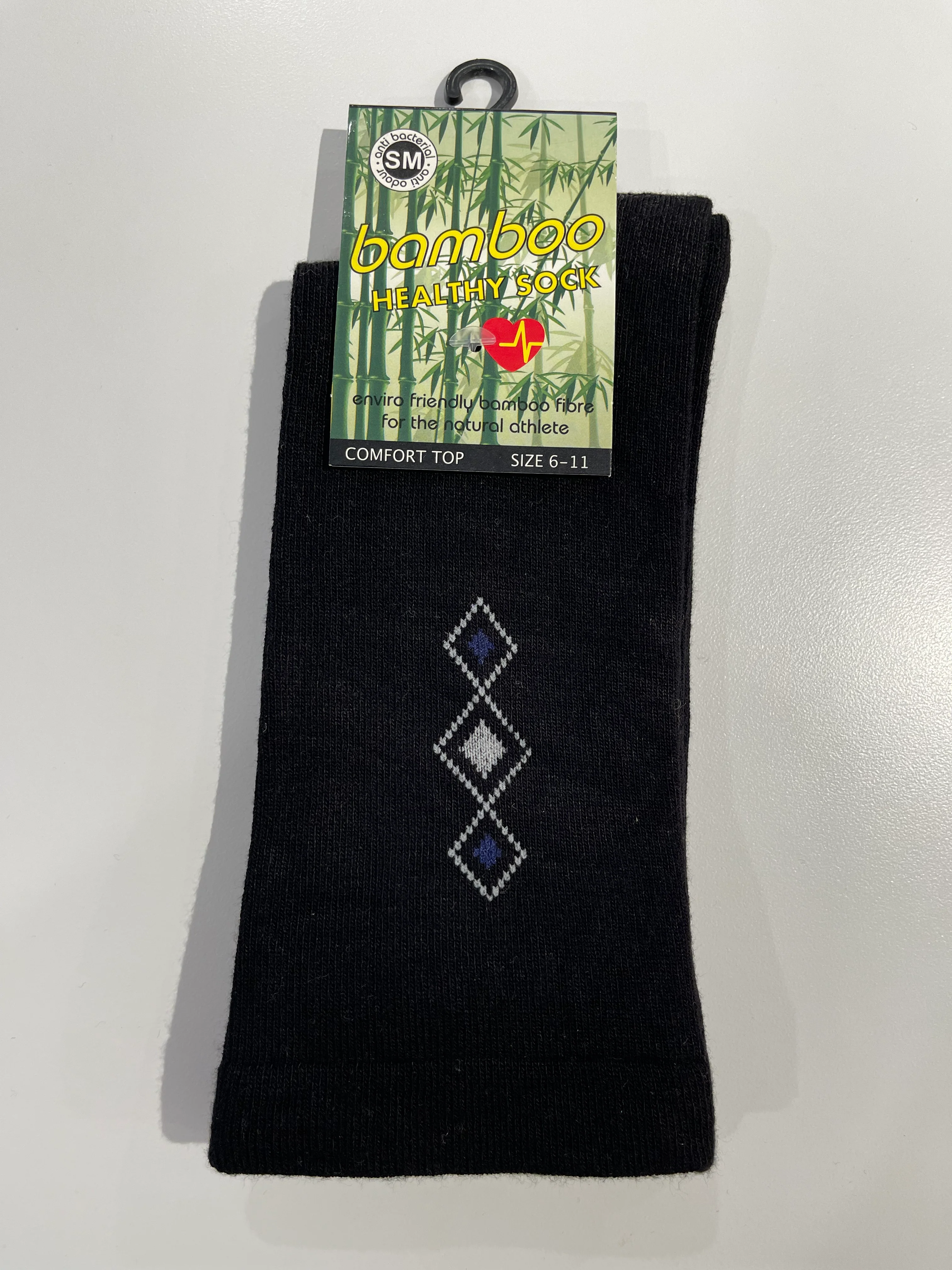 BAMBOO SOCKS Loose Top Cushion Sole - Image 4