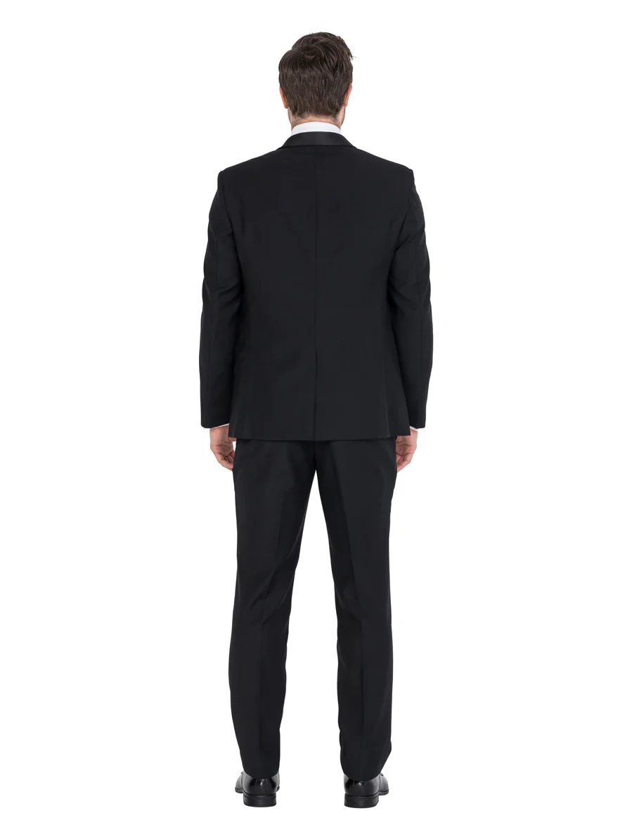 FERRARI FORMALWEAR CLASSIC BLACK DINNER HIRE SUIT - Image 4