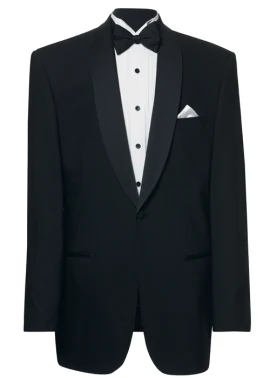 FERRARI FORMALWEAR ANTON BLACK SHAWL DINNER HIRE SUIT - Image 5