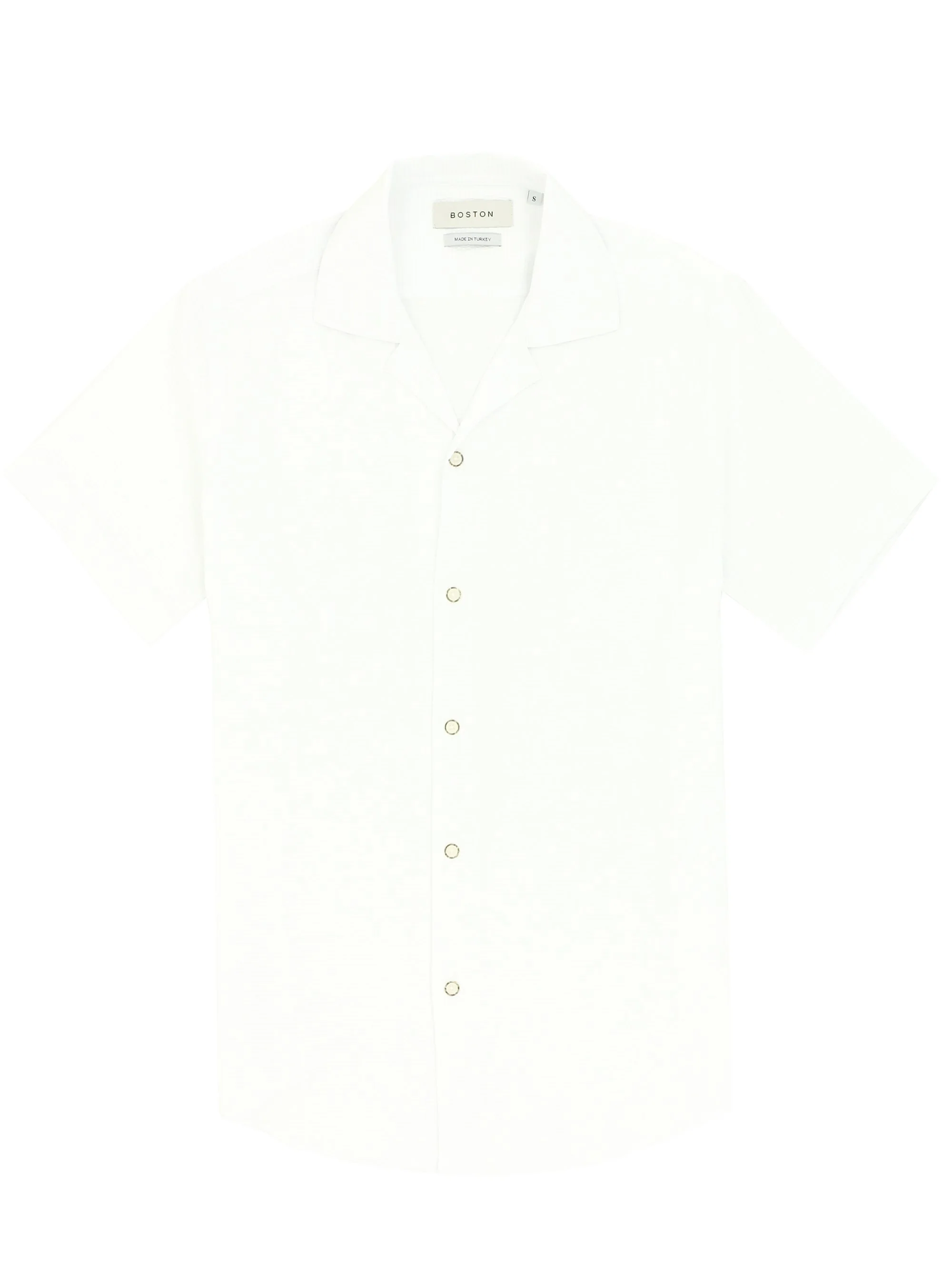 BOSTON JAMES S25BC681J-10 S/S SHIRT - White