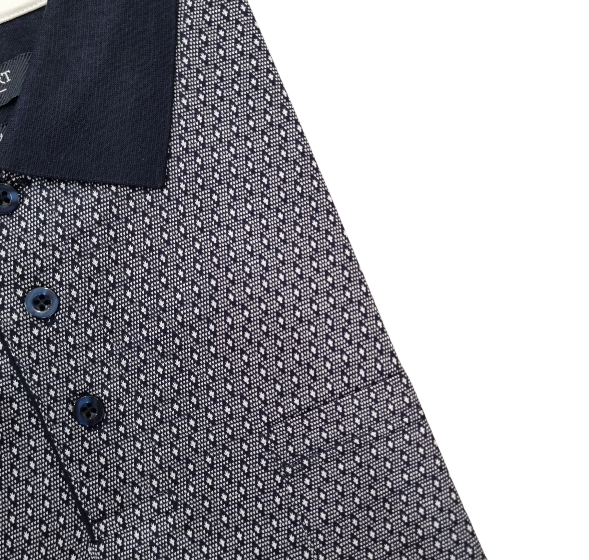BRIDGEPORT B2566 Double Mercerized Polo Shirt - Navy - Image 2