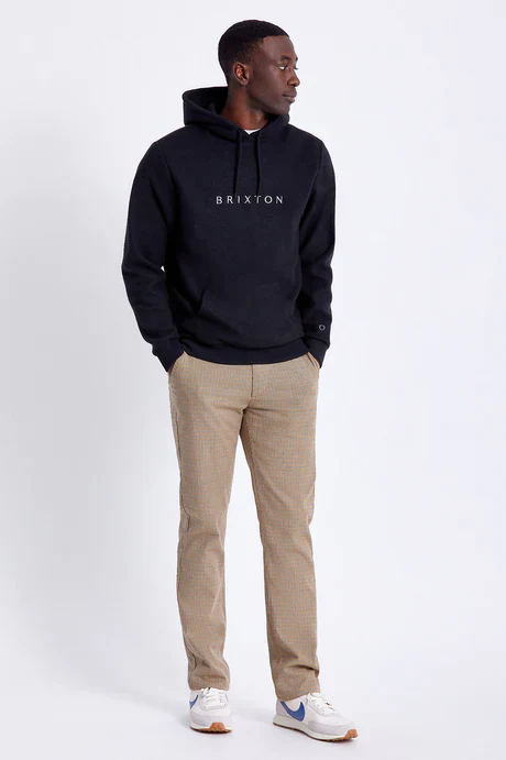 BRIXTON ALPHA LINE HOOD - Black