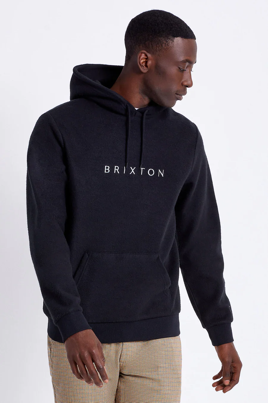 BRIXTON ALPHA LINE HOOD - Black - Image 2