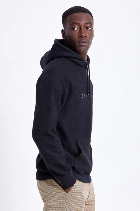 BRIXTON ALPHA LINE HOOD - Black - Image 4