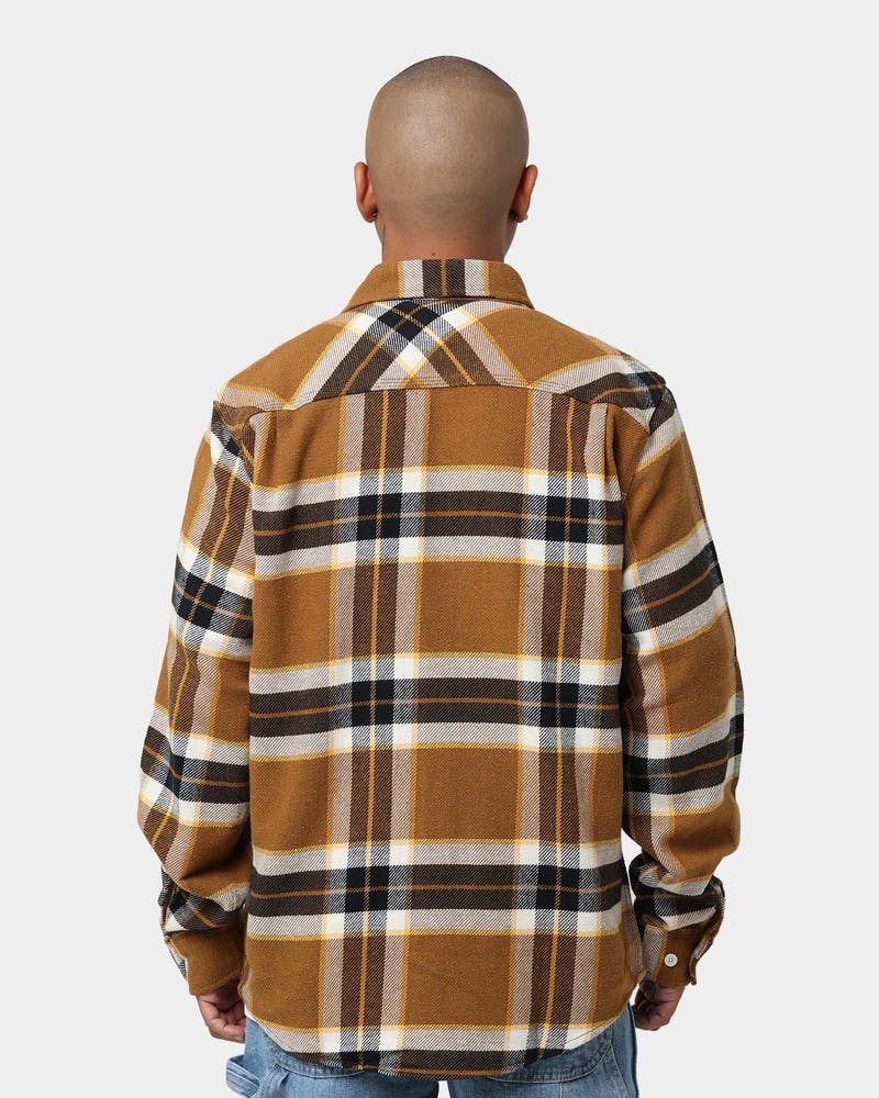 BRIXTON BOWERY L/S FLANNEL - Medal Bronze - Image 4