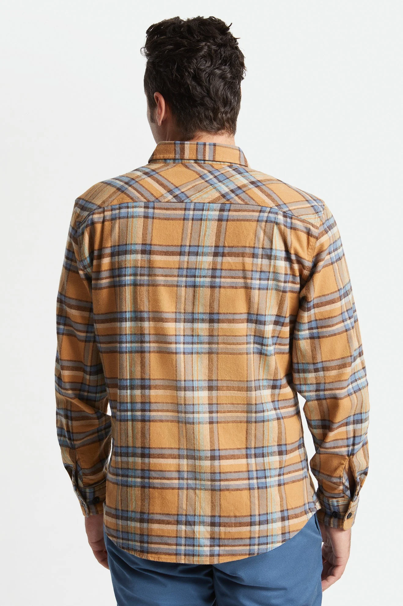 BRIXTON BOWERY L/S FLANNEL SHIRT - Lion - Image 2