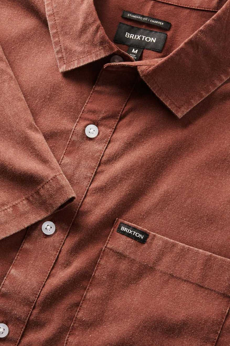BRIXTON CHARTER 01393 SOL WASH S/S WOVEN SHIRT - Image 3