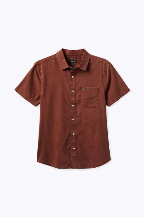 BRIXTON CHARTER 01393 SOL WASH S/S WOVEN SHIRT - Image 4