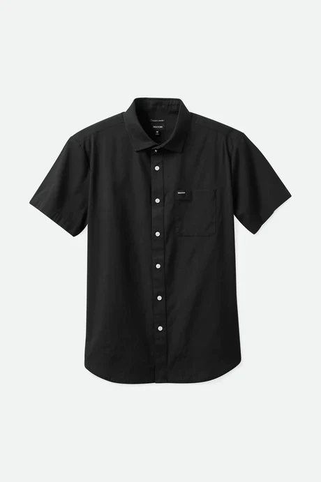 Brixton CHARTER OXFORD S/S WOVEN - Black - Image 5
