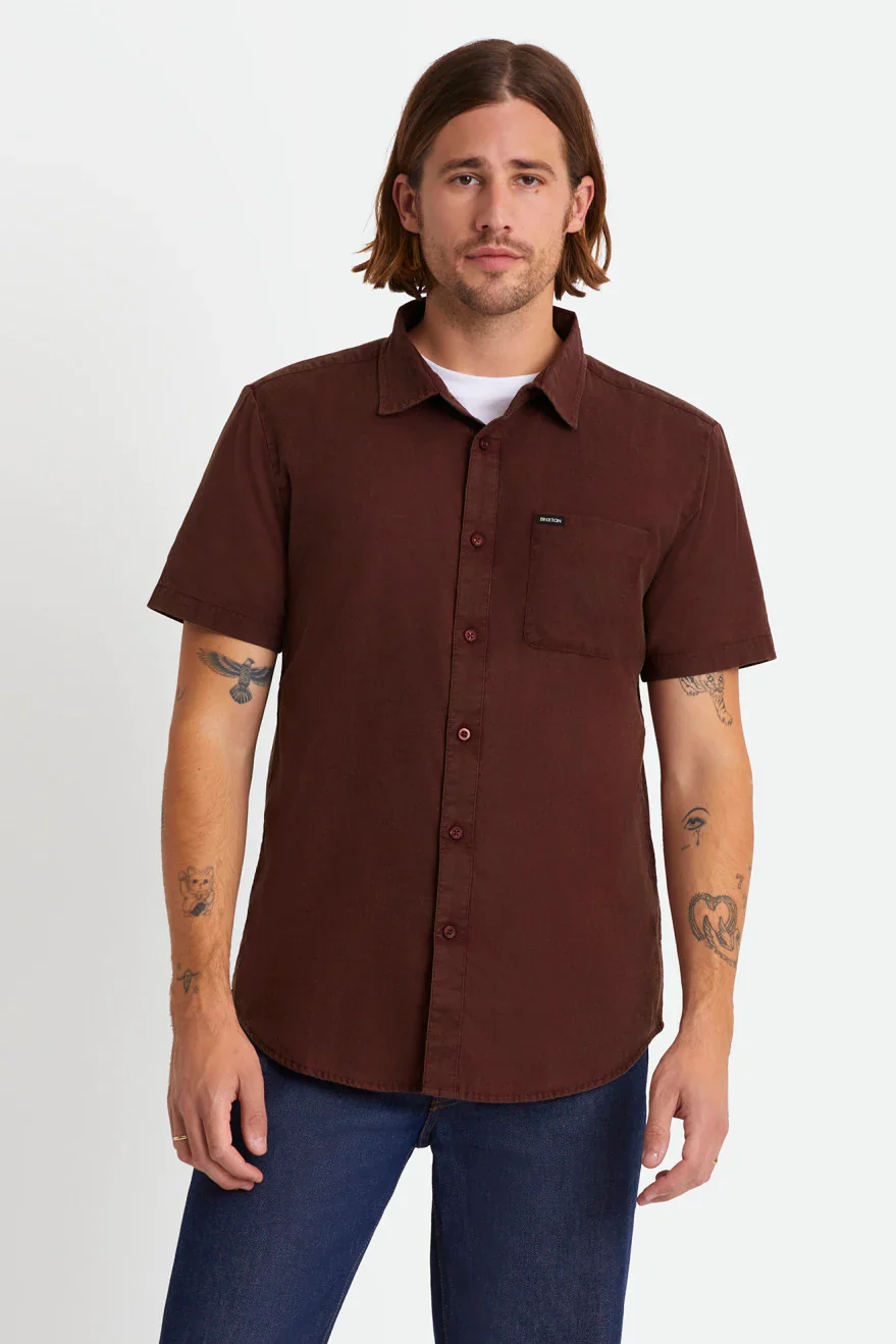 BRIXTON Charter Oxford SS Shirt - Image 3