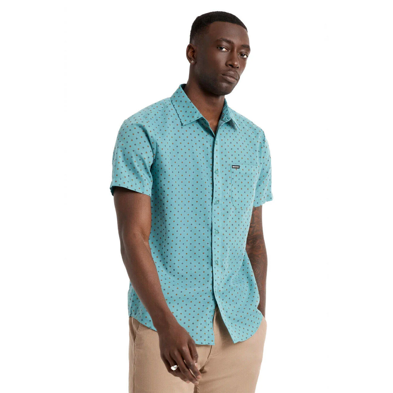 BRIXTON CHARTER PRINT SS SHIRT - Image 5