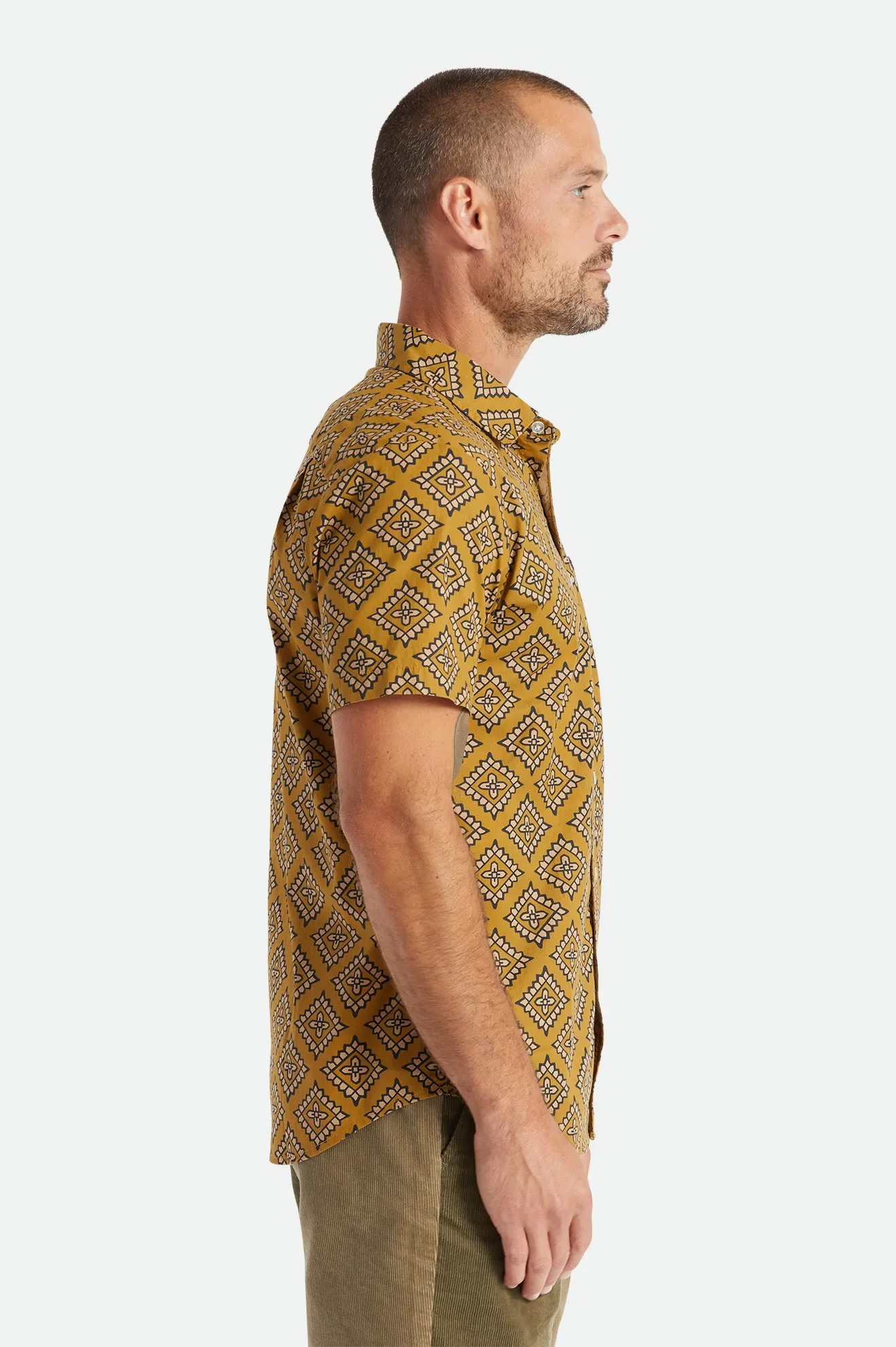 Brixton Charter Print Woven Short Sleeve - Image 5