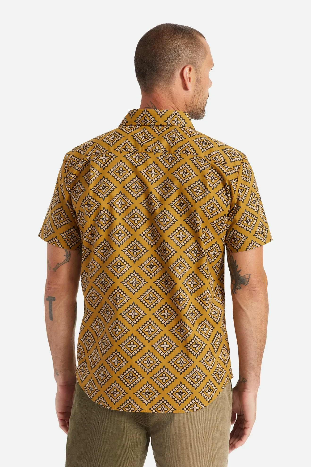 Brixton Charter Print Woven Short Sleeve - Image 6