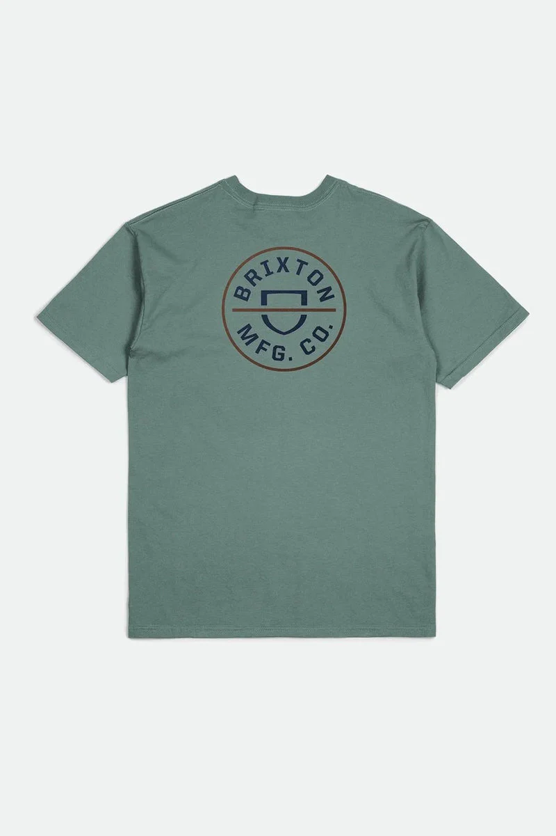 BRIXTON Crest II S/S Standard Tee Chinois - Image 2