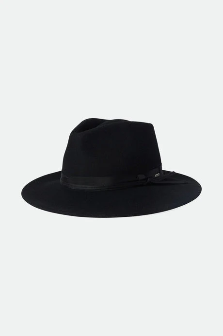 BRIXTON Dayton Convertabrim Rancher Hat - Black/Black - Image 3