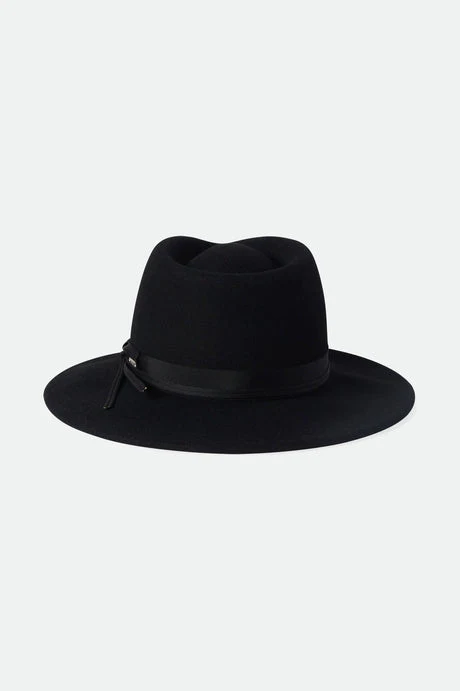 BRIXTON Dayton Convertabrim Rancher Hat - Black/Black - Image 4