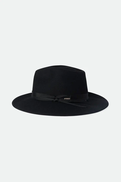 BRIXTON Dayton Convertabrim Rancher Hat - Black/Black - Image 5