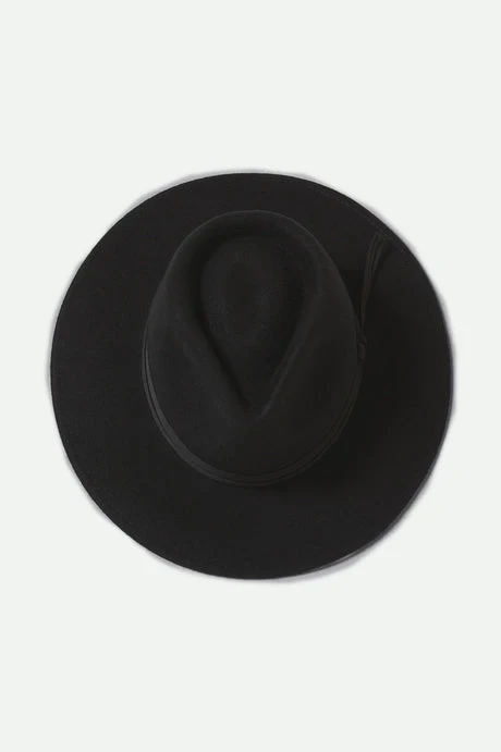 BRIXTON Dayton Convertabrim Rancher Hat - Black/Black - Image 6