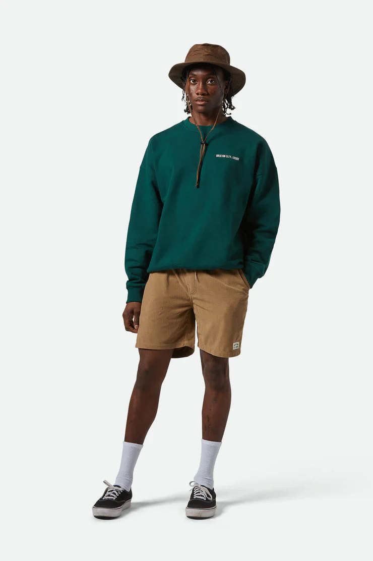 BRIXTON Everyday Corduroy Short - Khaki