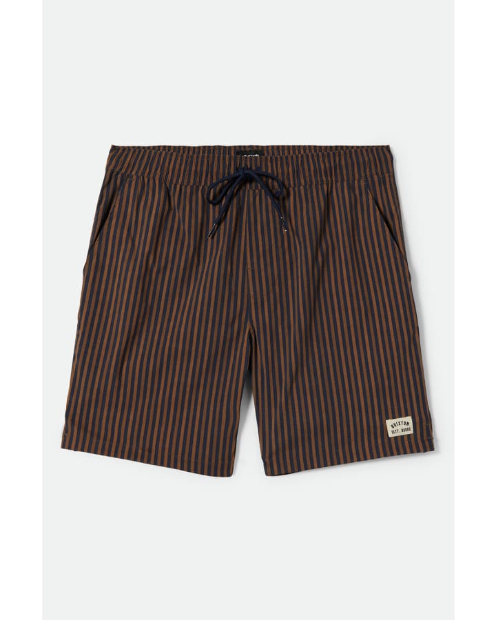 BRIXTON Everyday Hybrid Short - Washed Navy/Sunbaked Herringbone