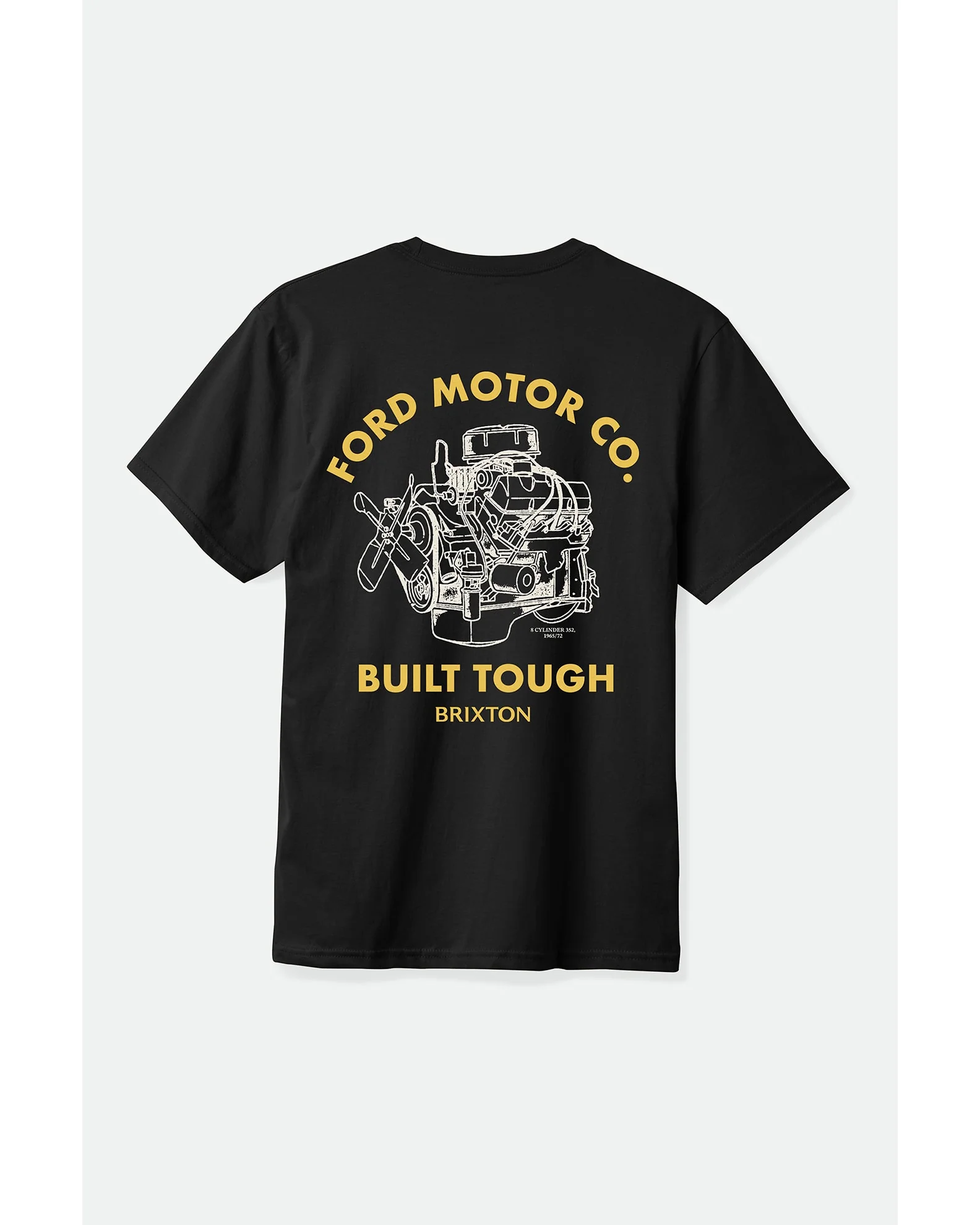 BRIXTON FORD BUILT TOUGH 17361 TEE - Burnt Rubber