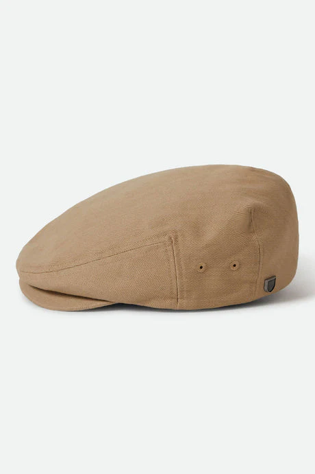 BRIXTON Hooligan LW Snap Cap - Khaki/Sand Herringbone - Image 2
