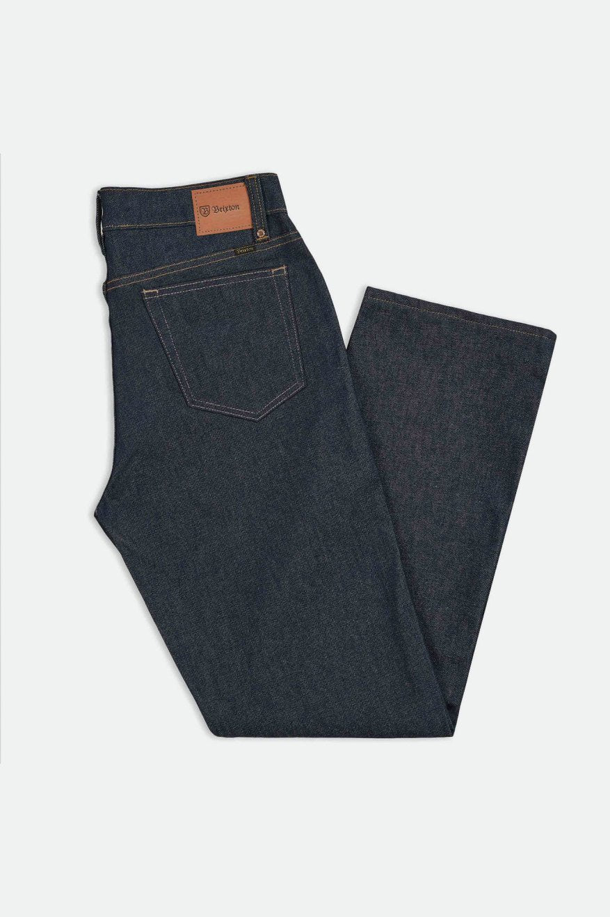 BRIXTON Labor 5-Pocket Denim Jean - Raw Indigo - Image 5