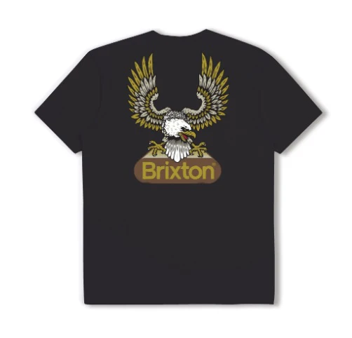 BRIXTON MERRICK S/S TEE 16967 - Black - Image 2
