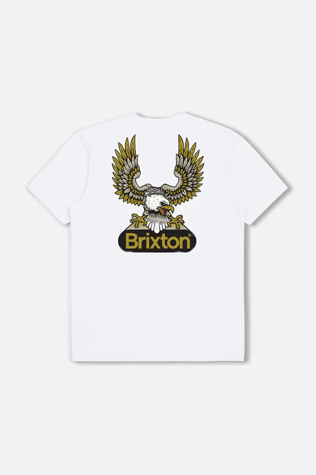 BRIXTON MERRICK S/S TEE 16967 - White - Image 2