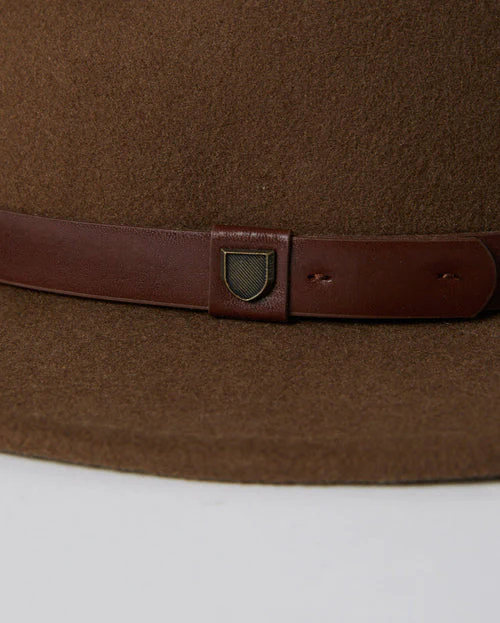Brixton Messer II Fedora - Dark Tan - Image 3