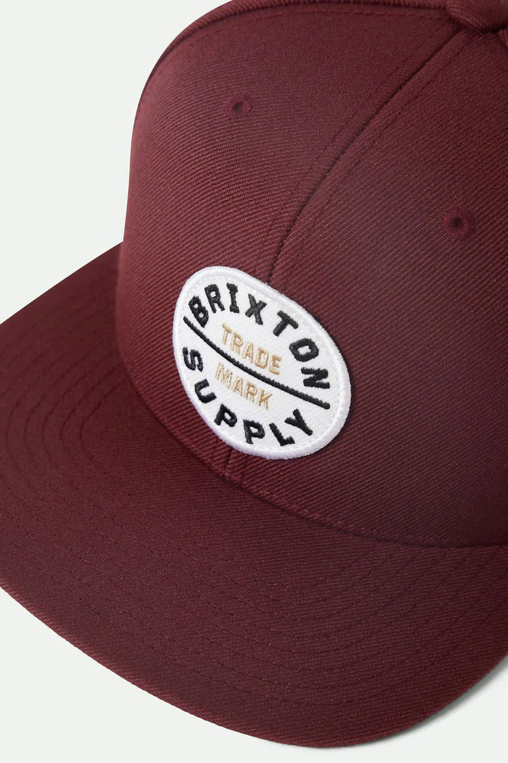 BRIXTON Oath III Snapback - Port - Image 3
