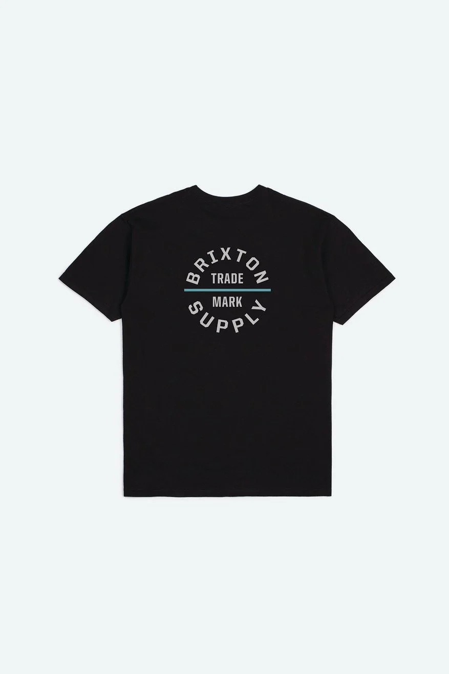 BRIXTON Oath V Tee - Black/Cream - Image 5