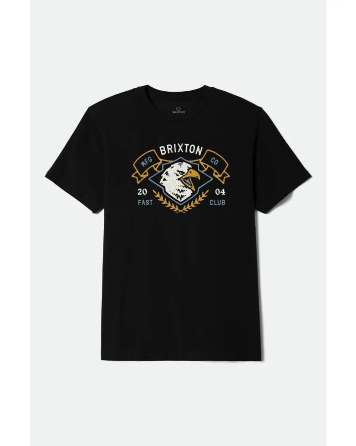 BRIXTON RUCKETT 17318 TEE - Black