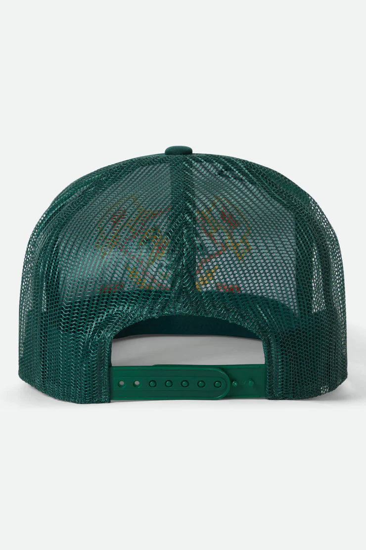BRIXTON Ruckett NetPlus® Trucker Hat - Night Sage/Night Sage - Image 2