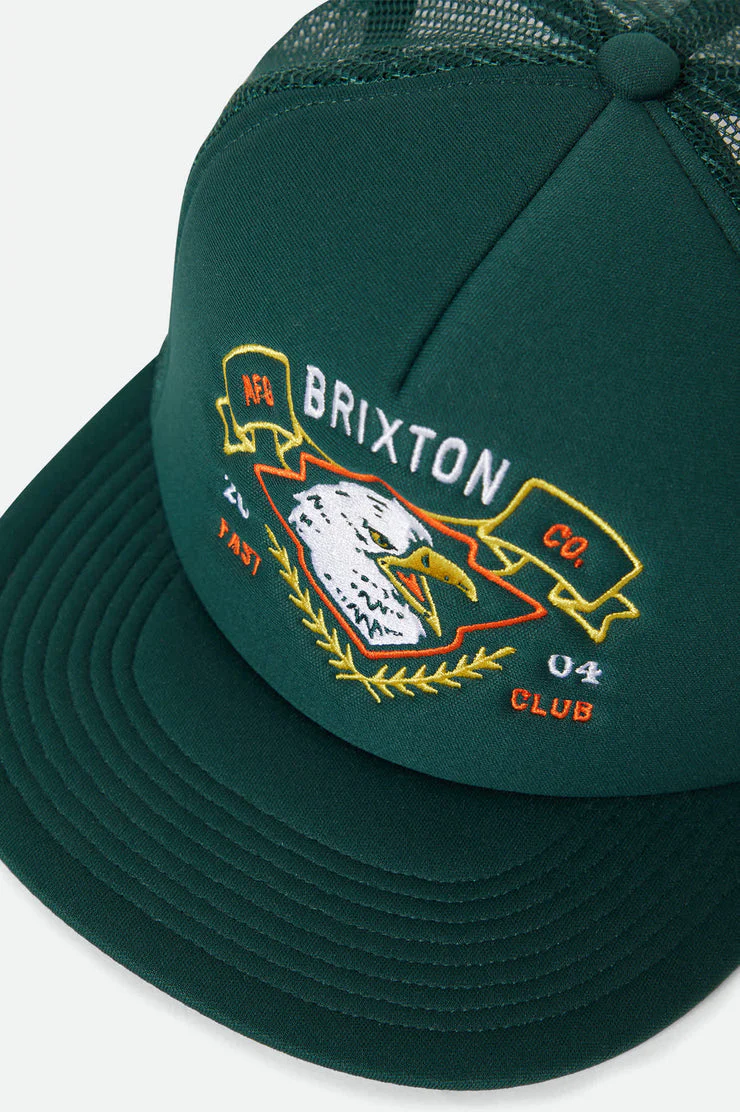 BRIXTON Ruckett NetPlus® Trucker Hat - Night Sage/Night Sage - Image 3