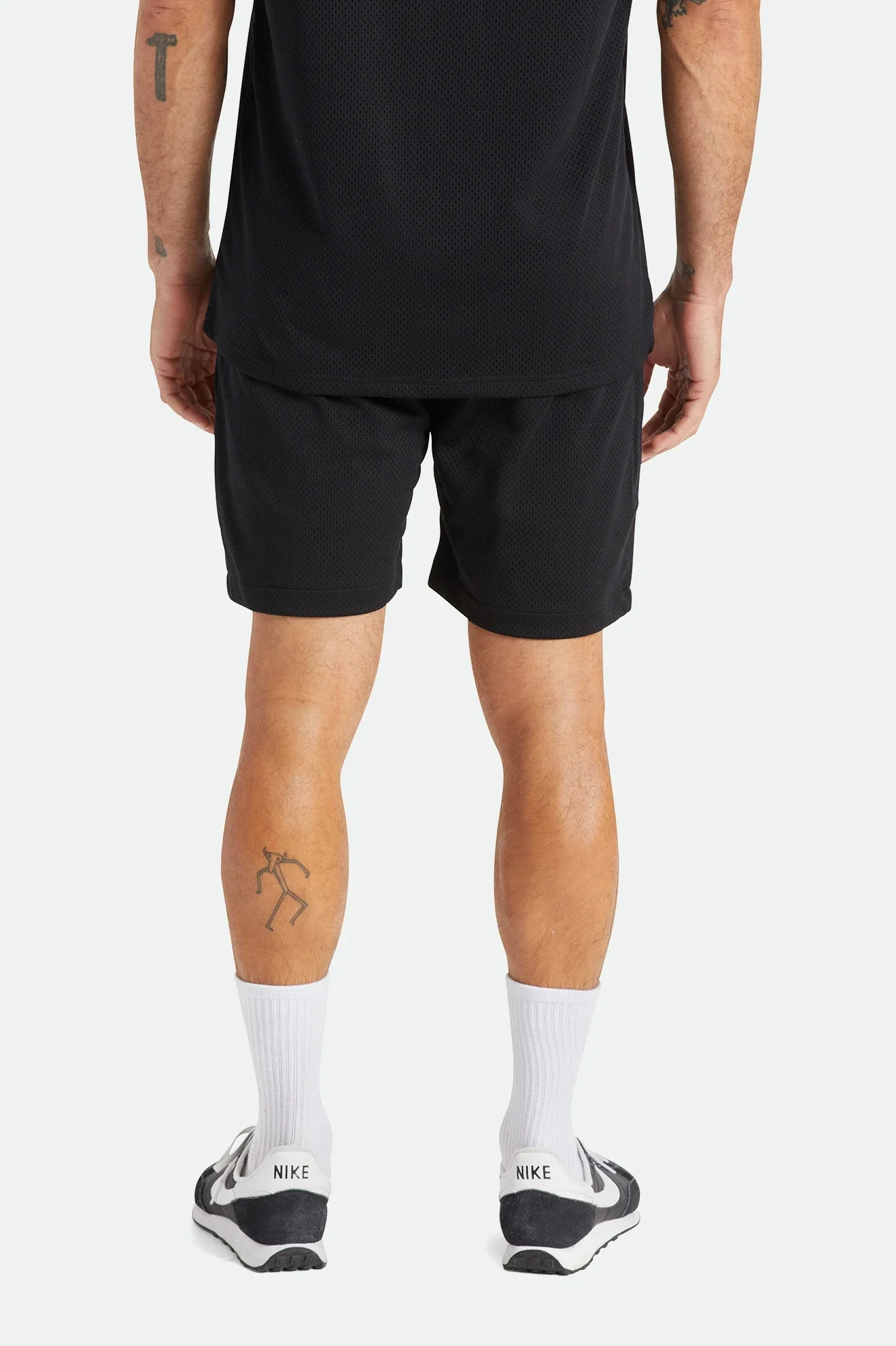 BRIXTON SHIELD CREST Mesh Short - Black - Image 4