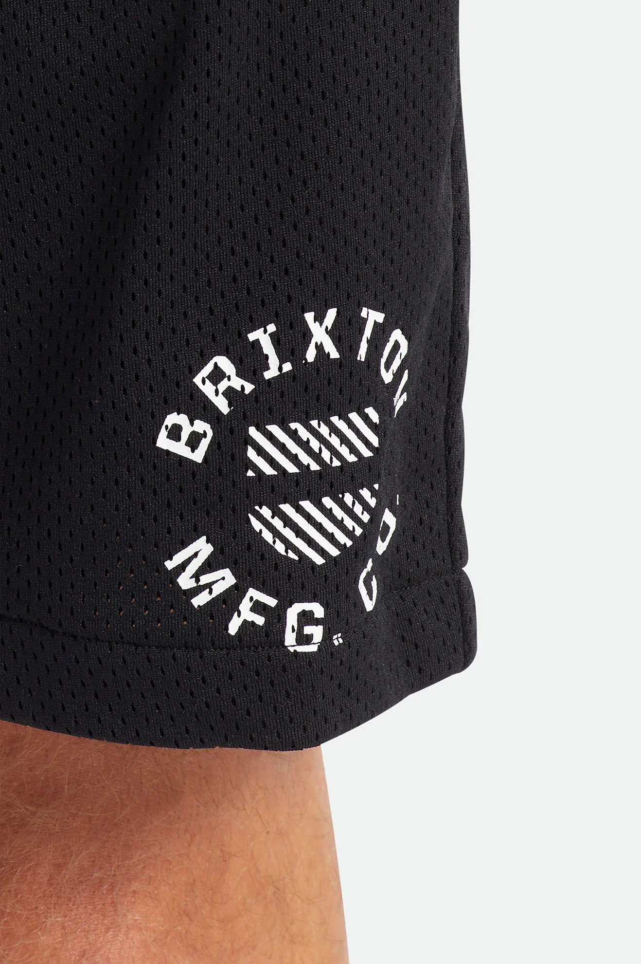 BRIXTON SHIELD CREST Mesh Short - Black - Image 5