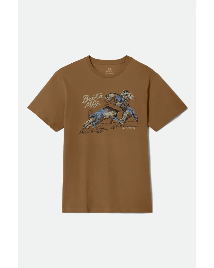 BRIXTON WELLSTON 17330 S/S TEE - Washed Copper