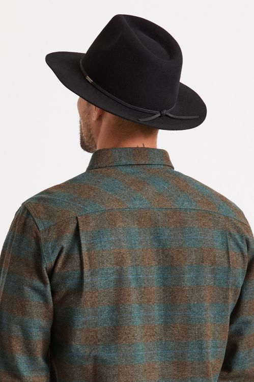 BRIXTON Wesley Fedora - Black - Image 4