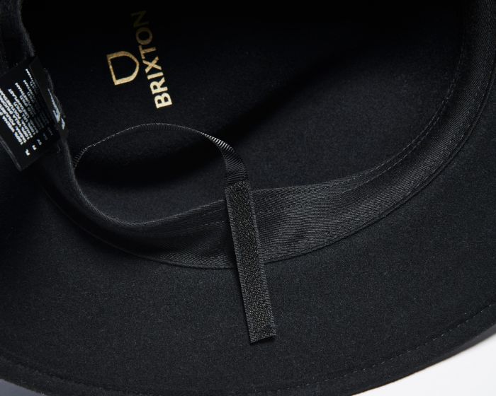 BRIXTON Wesley Fedora - Black - Image 5