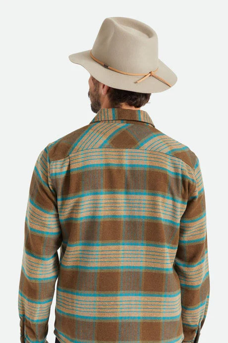BRIXTON WESLEY FEDORA - Safari - Image 5