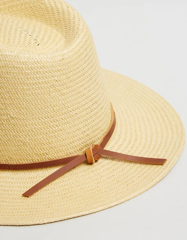 BRIXTON Wesley Straw Fedora - Image 3