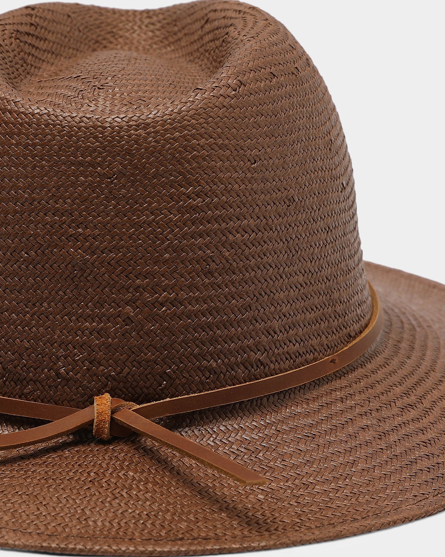 BRIXTON Wesley Straw Fedora - Image 7