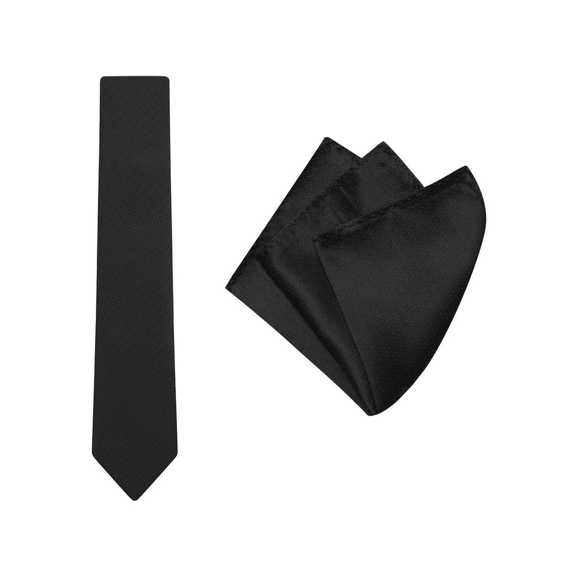 BUCKLE TIE + POCKET SQUARE SET - Image 6