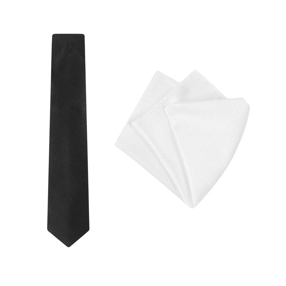 BUCKLE TIE + POCKET SQUARE SET - Image 7