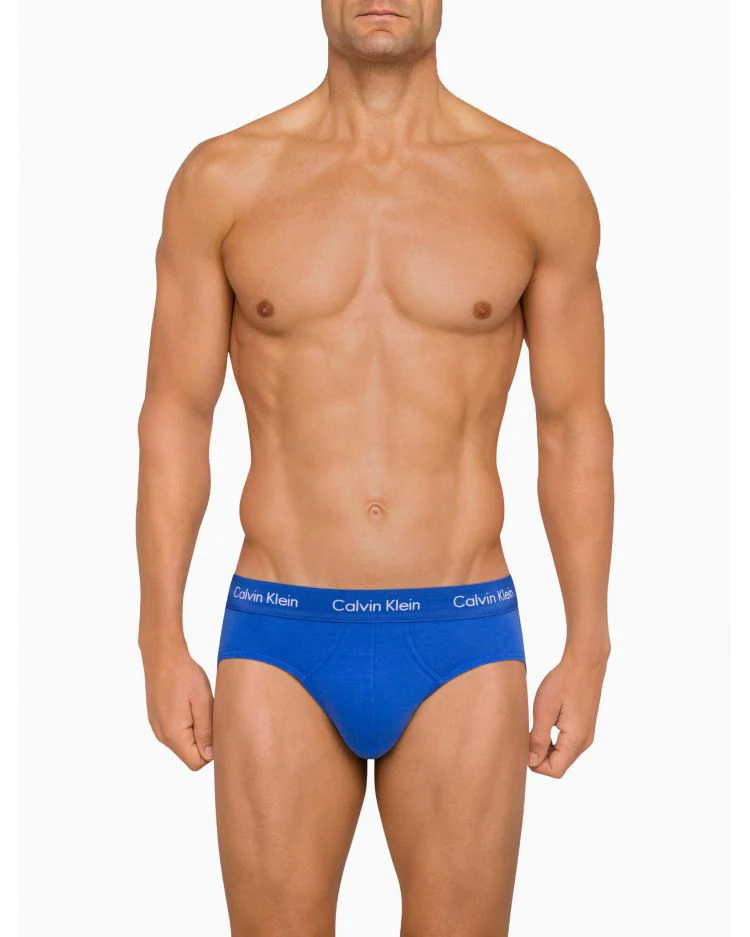 Calvin Klein 2661 COTTON STRETCH 3-PACK HIP BRIEF - B1KU