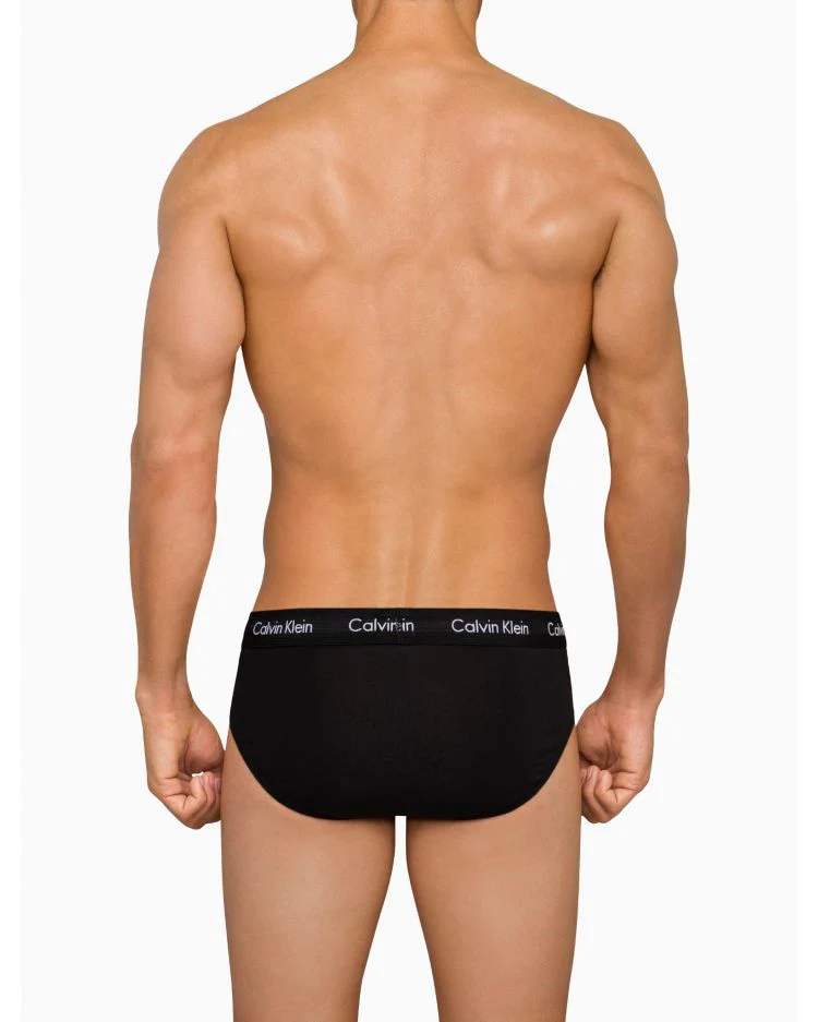 Calvin Klein 2661 COTTON STRETCH 3-PACK HIP BRIEF - B1KU - Image 3